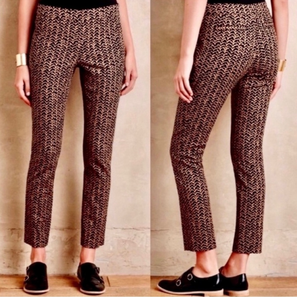 Anthropologie lined cropped pants (Cartonnier)